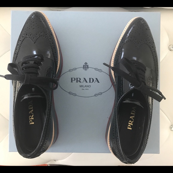 PRADA Brogues Derby Shoes - Picture 1 of 4