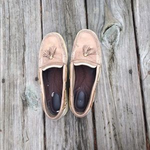 Sperry Top Siders Tassel Cheetah Shoes