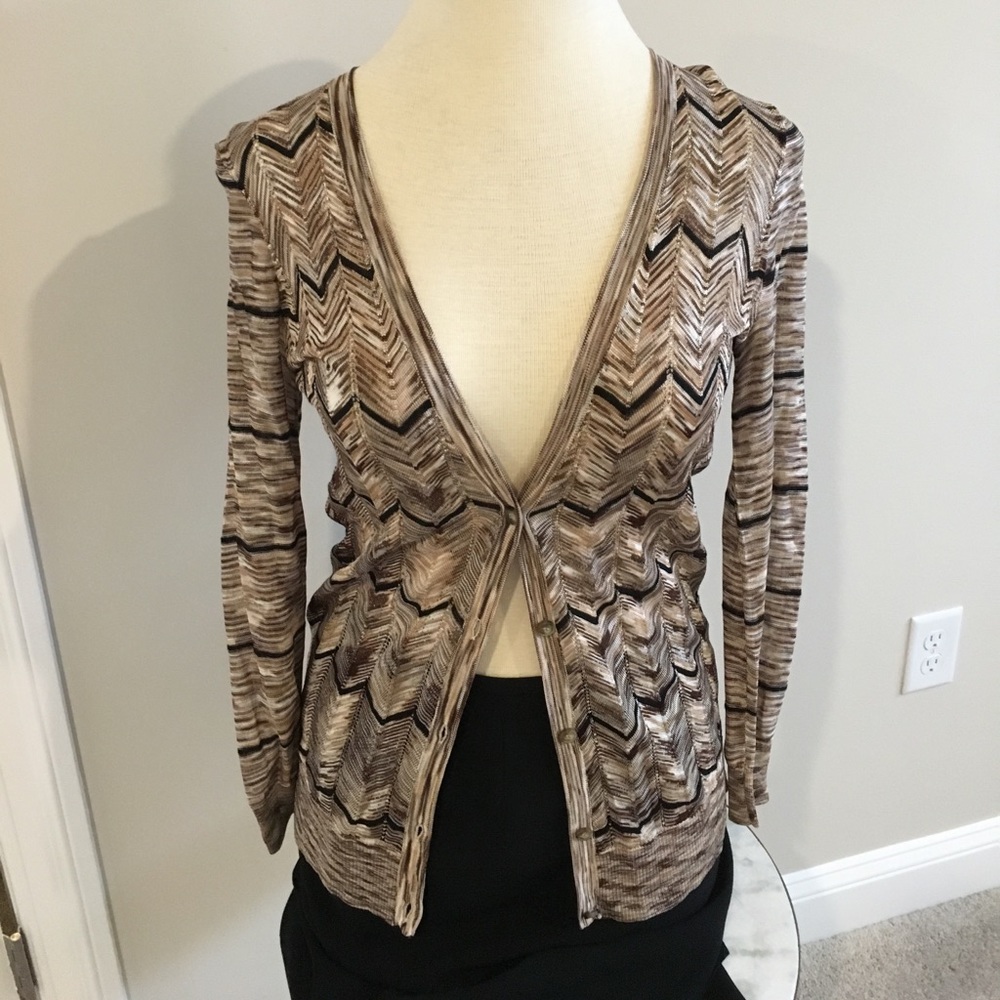 chevron print sweater