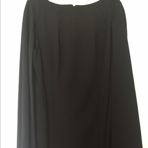 Black cape dress