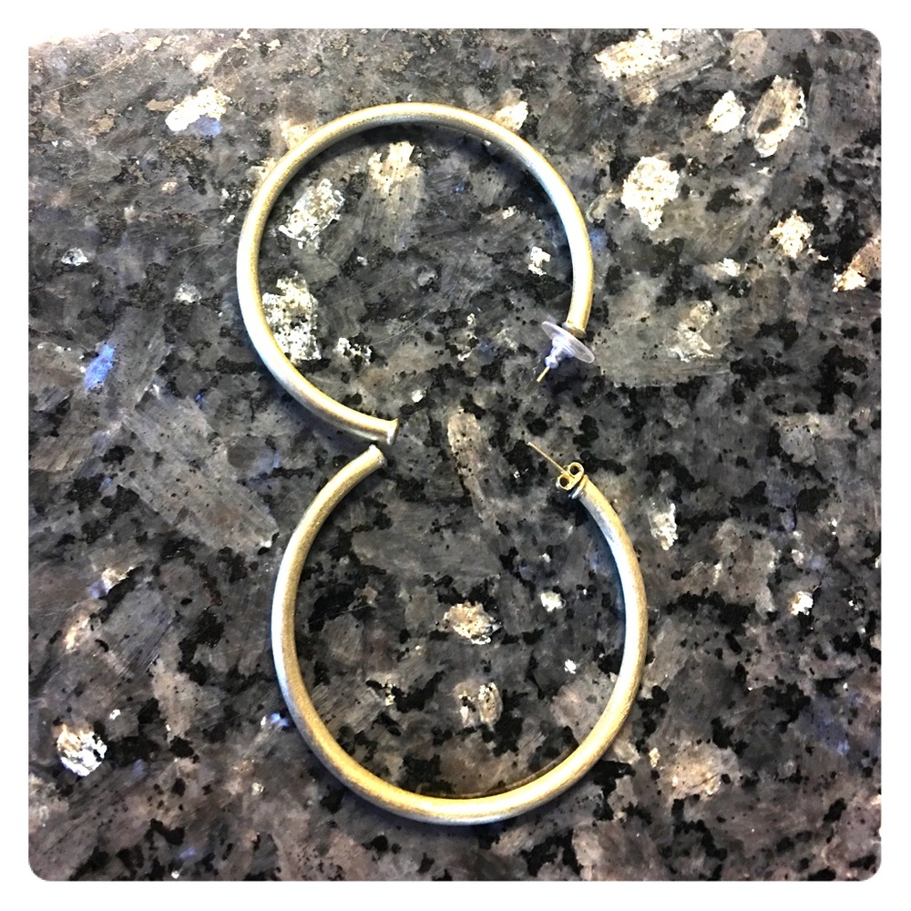 sheila fajl gold hoop earrings!
