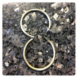 sheila fajl gold hoop earrings!
