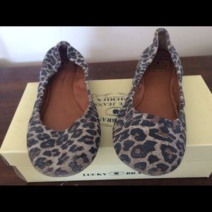 Lucky Brand cheetah flats