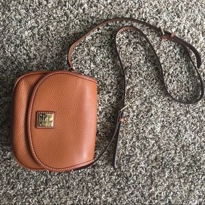 Brown leather Dooney and Bourke satchel
