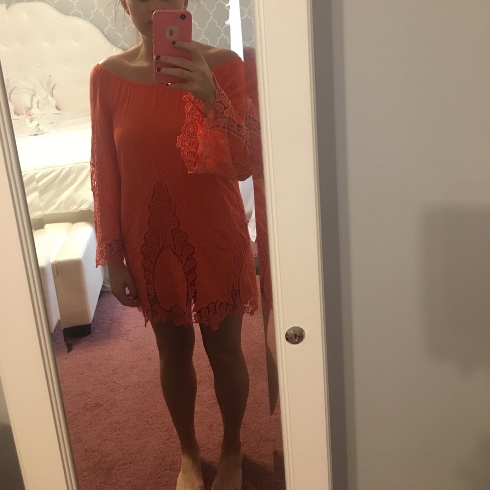 Like new Blu Pepper crochet dress.