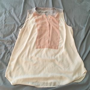 Loft color block sleeveless top