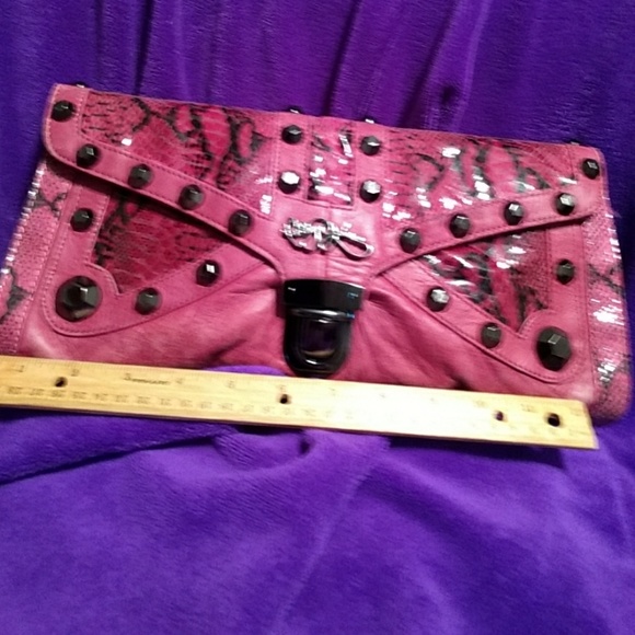 Betsey Johnson Limited Edition Leather Clutch - Picture 1 of 8