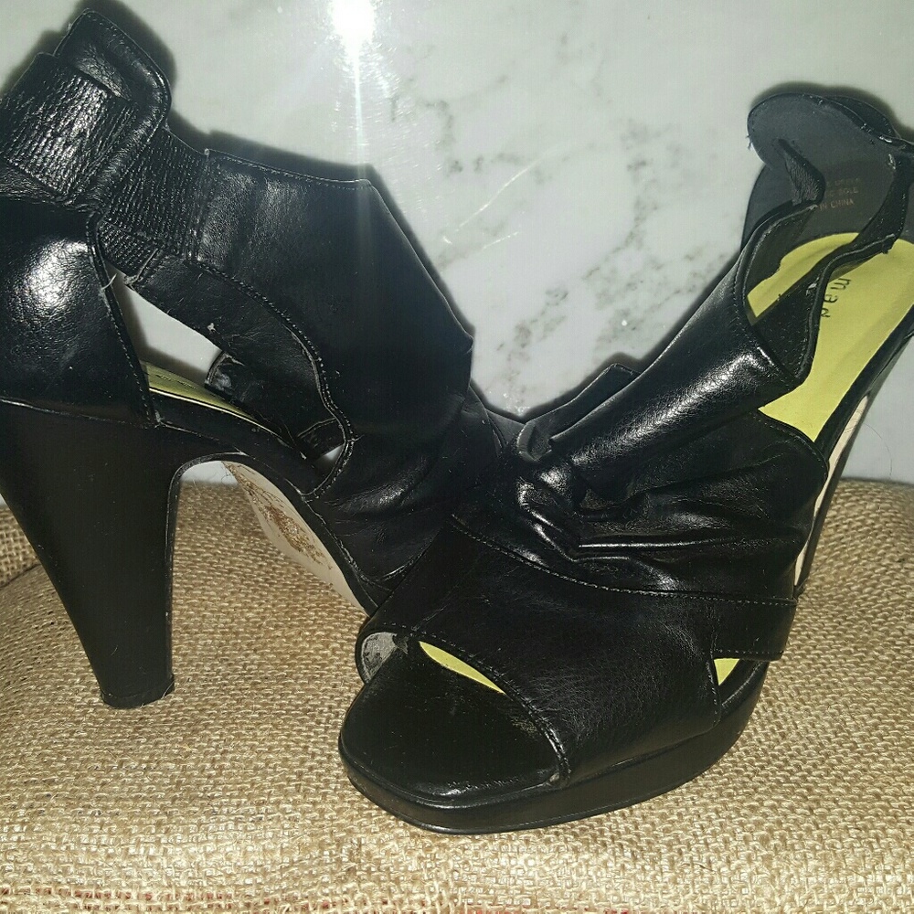 Madden girl peep toe booties