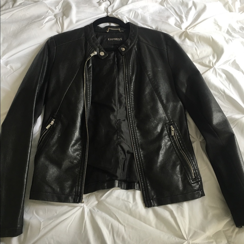 Express Black (Minus The) Leather Jacket