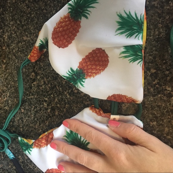 Reversible. Pineapple print - Picture 5 of 7