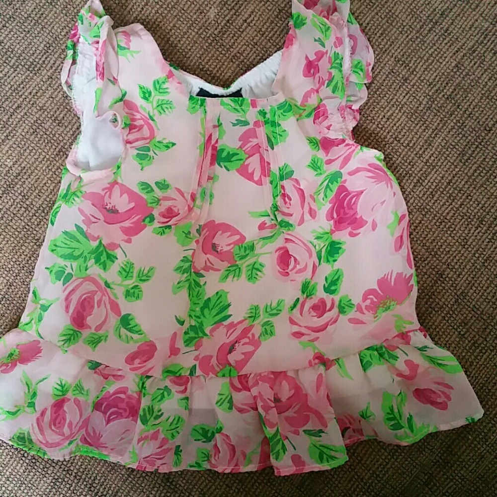 Floral Top.