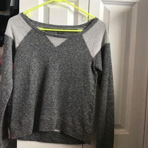 Grey long sleeve sweater