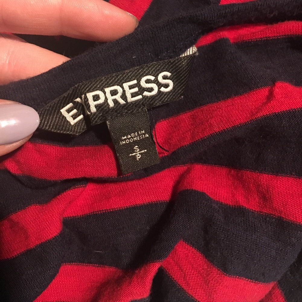 Express striped mini dress - Picture 3 of 4