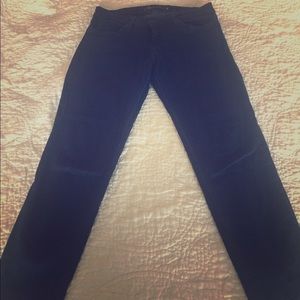 Dark wash skinny jeans