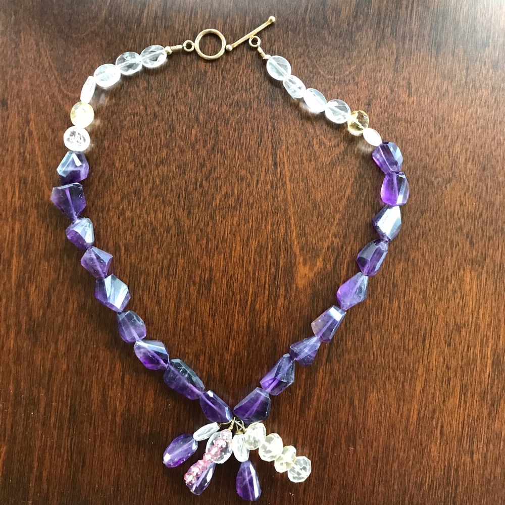Natural Amethyst Necklace