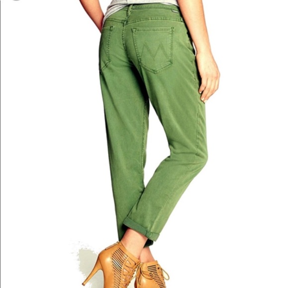 MOTHER JEANS "THE DROPOUT" in Poison Ivy Size 29 - Picture 2 of 6