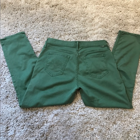 MOTHER JEANS "THE DROPOUT" in Poison Ivy Size 29 - Picture 4 of 6