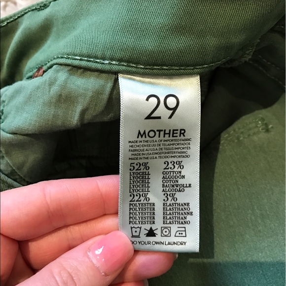 MOTHER JEANS "THE DROPOUT" in Poison Ivy Size 29 - Picture 5 of 6