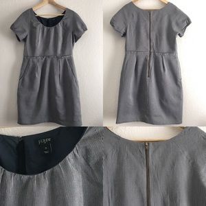 Pinstripe Work Dress