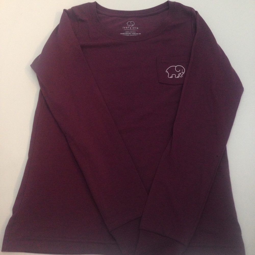 Ivory Ella Long T-Shirt
