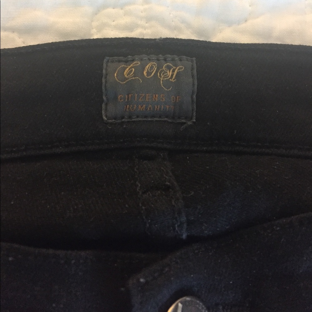 Authentic Citizens of Humanity black skinny jeans