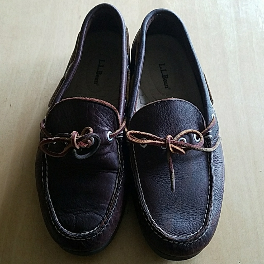 Brown Leather Boat/Dock Shoes