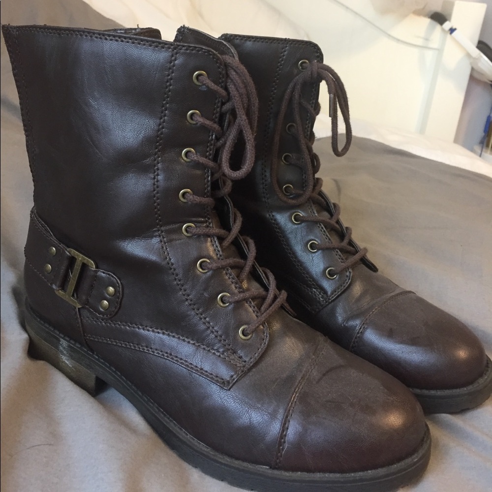 White Mountain Combat Boots