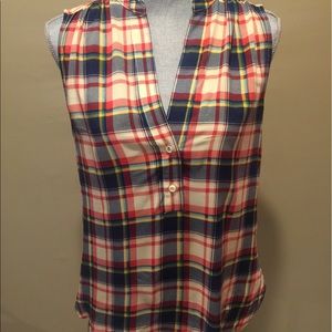 Plaid Tank Top