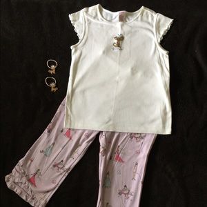 Super cute princess and puppy Gymboree set, size 8