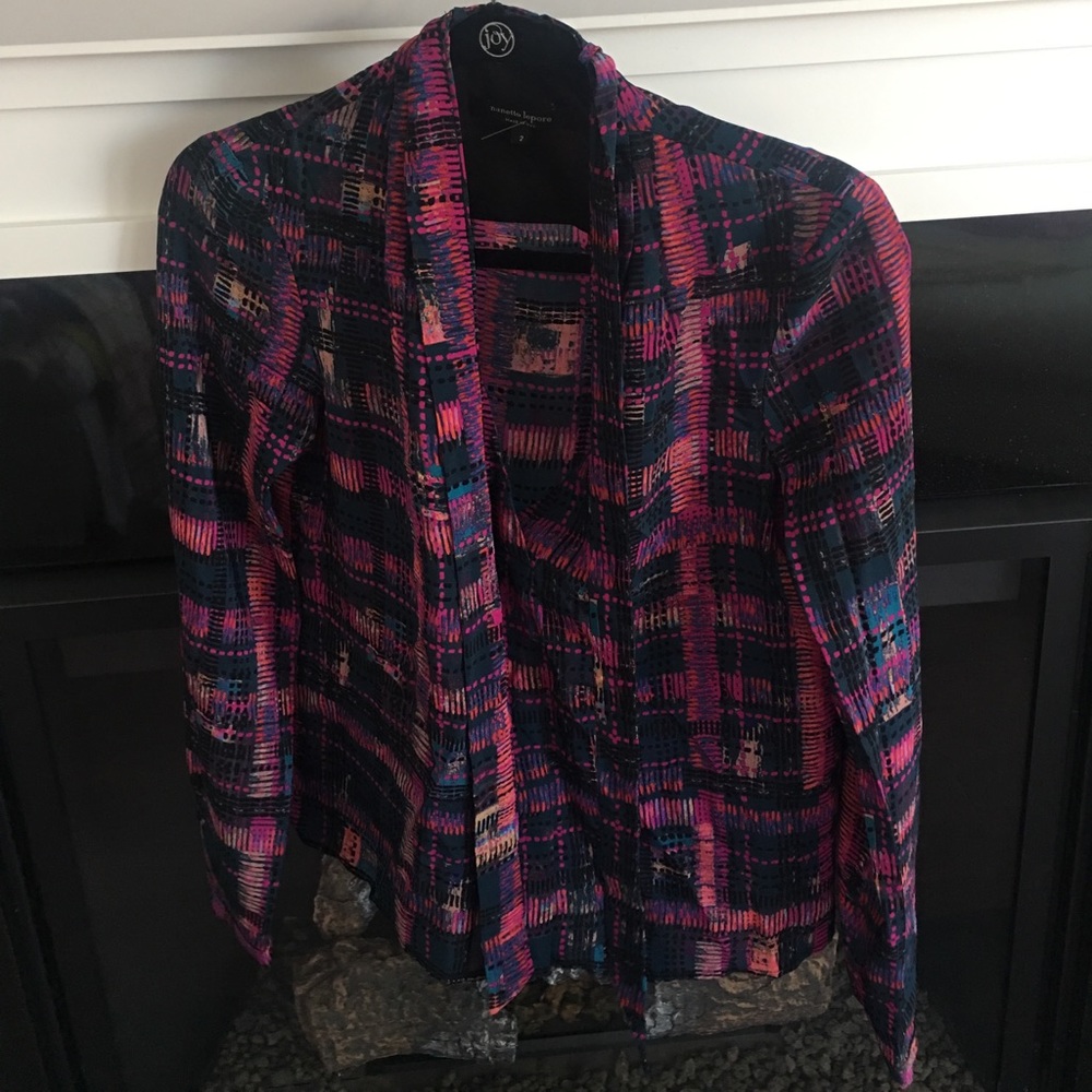 Nanette Lapore colorful blouse