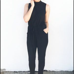 Black Jumpsuit with Pockets