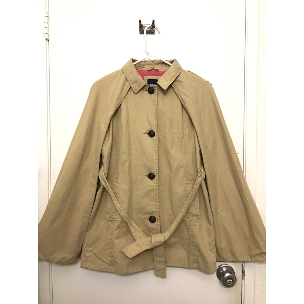 Caped Vested Trench Coat