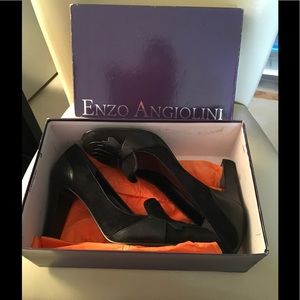 Enzo Angiolini black heels size 8 women shoes