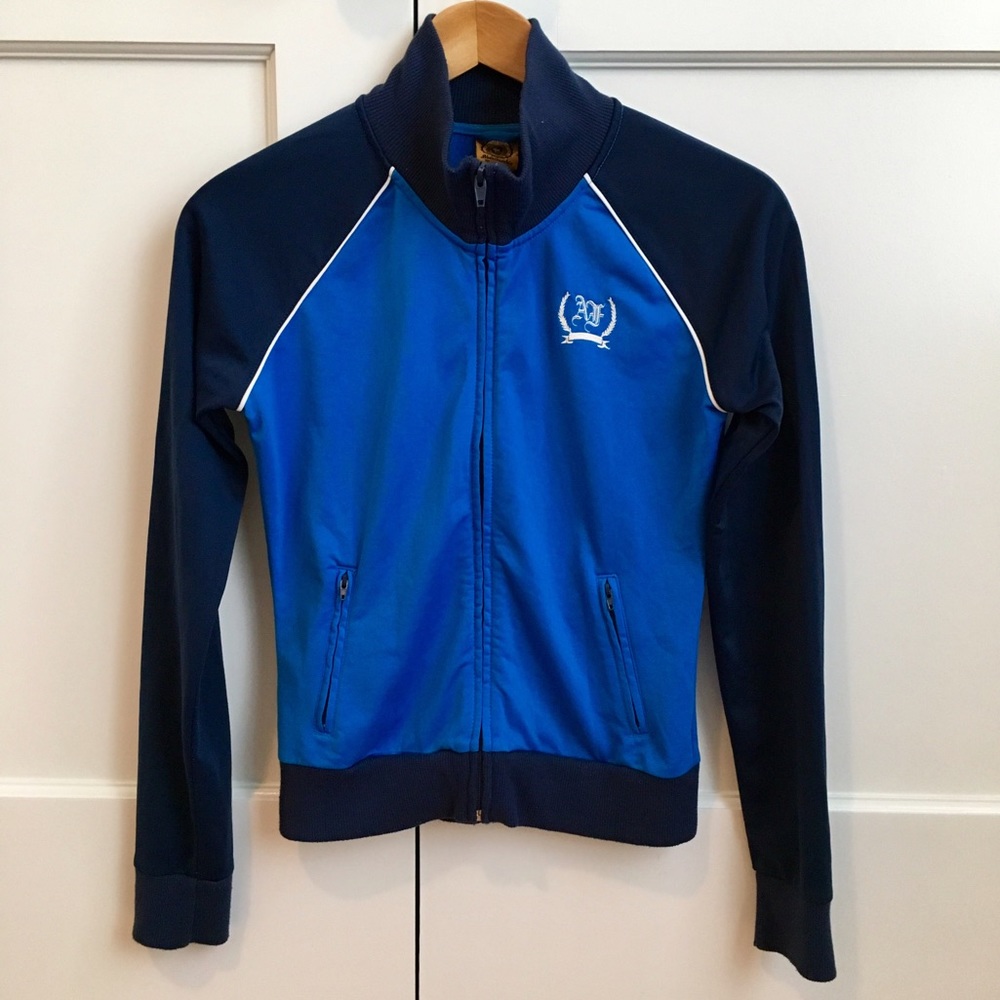 Abercrombie & Fitch Blue Bomber Jacket