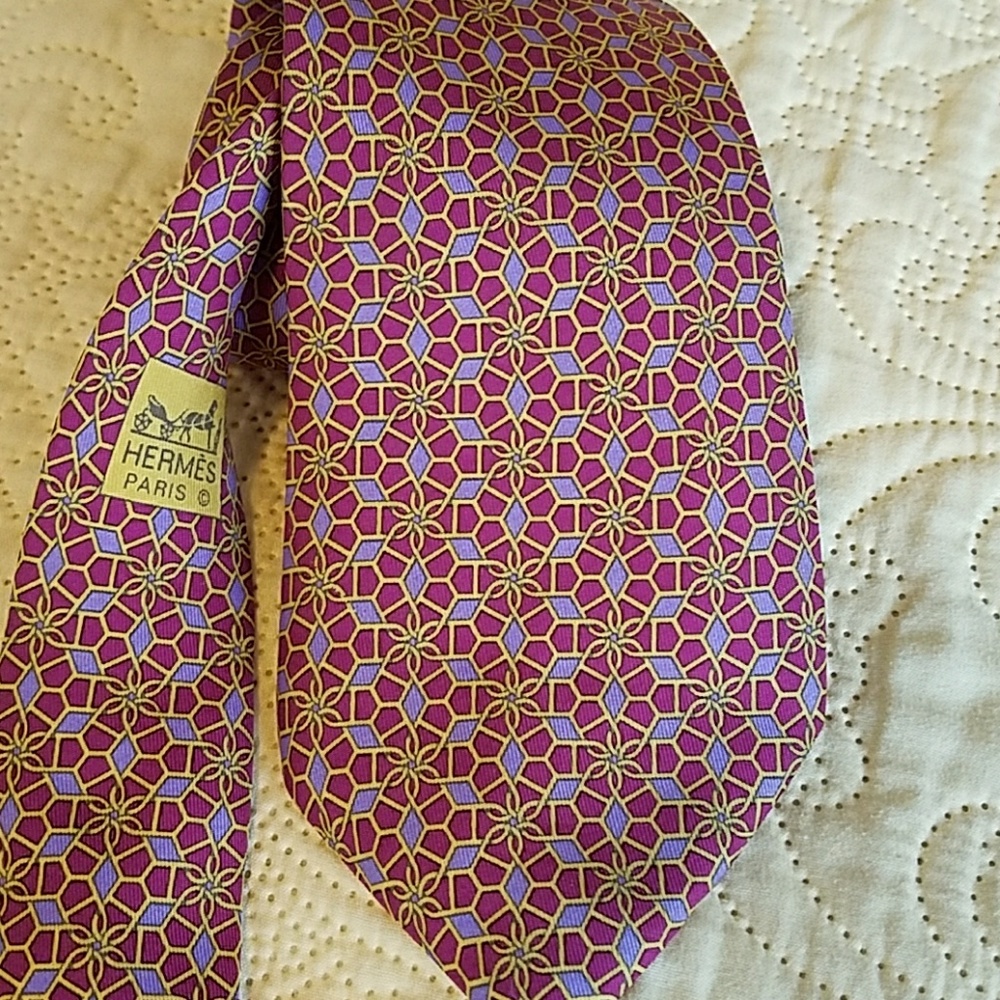 Hermes tie authentic