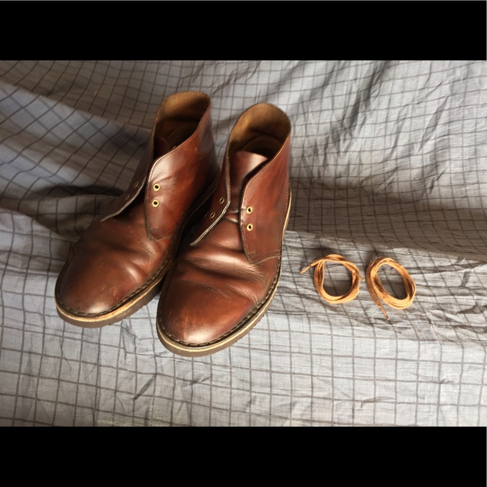 Clarks Desert Boot | Leather | NEW SOLES & LACES