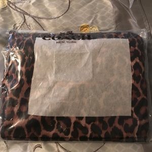 Coach leopard weekend bag