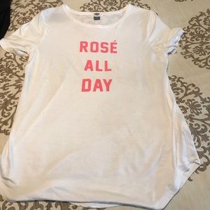 Rose all day shirt