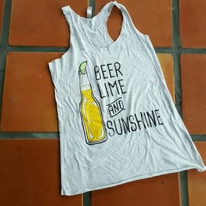 Beer, lime and sunshine tank!