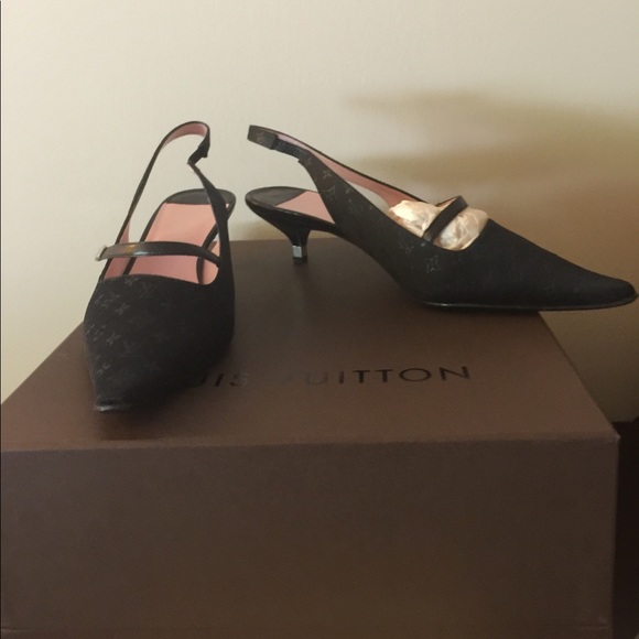 📌SOLD📌Louis Vuitton Mary Jane slingback heels - Picture 7 of 8