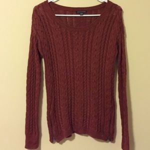 Side zip sweater