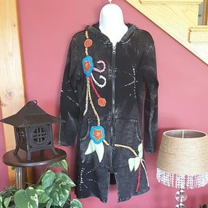 RISING INTERNATIONAL LONG HOODIE