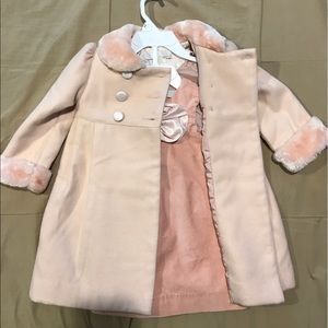 Toddler set, coat and dress
