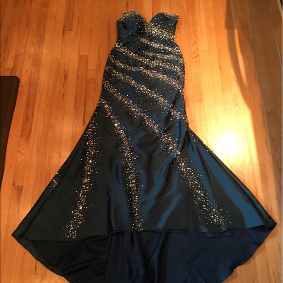 NWOT Stunning Teal Dress - Picture 2 of 7