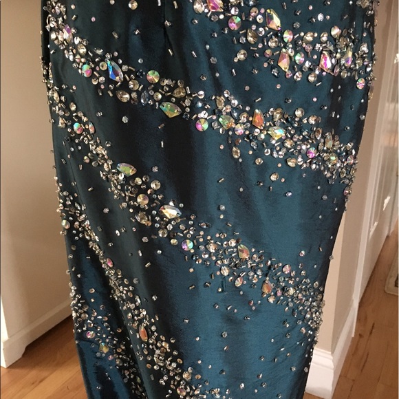 NWOT Stunning Teal Dress - Picture 6 of 7
