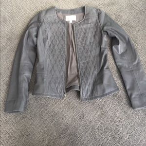 Hinge (Nordstrom) gray leather jacket