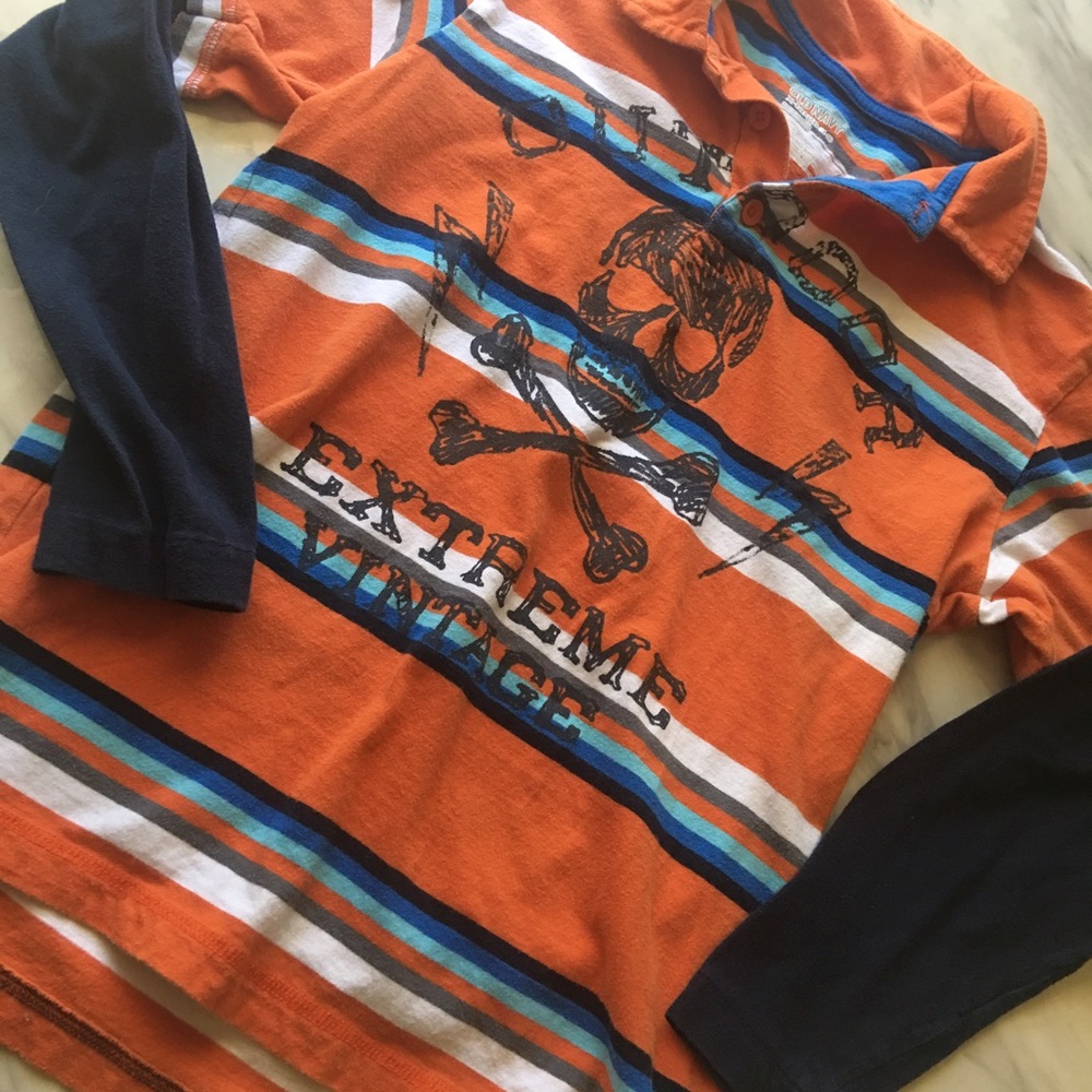 Old Navy long sleeve boys XL 14/16 polo