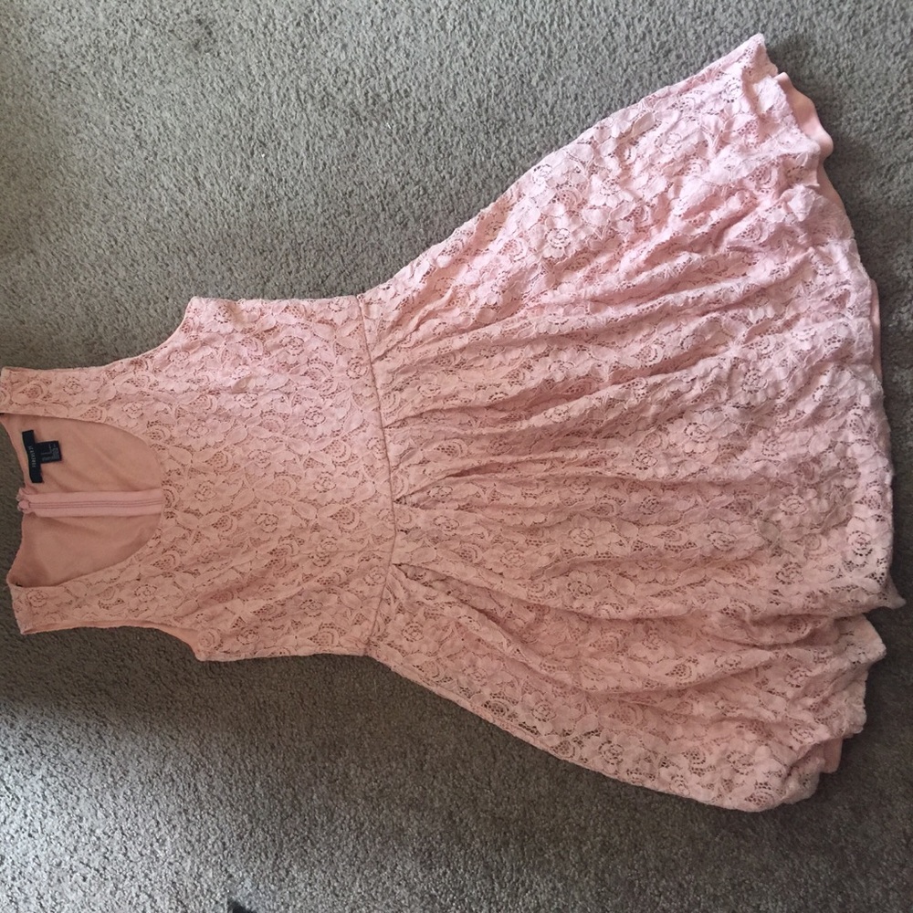 Light pink lace dress!
