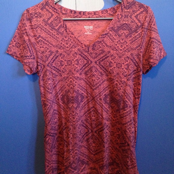 Pink Aztec V-Neck - Picture 1 of 1