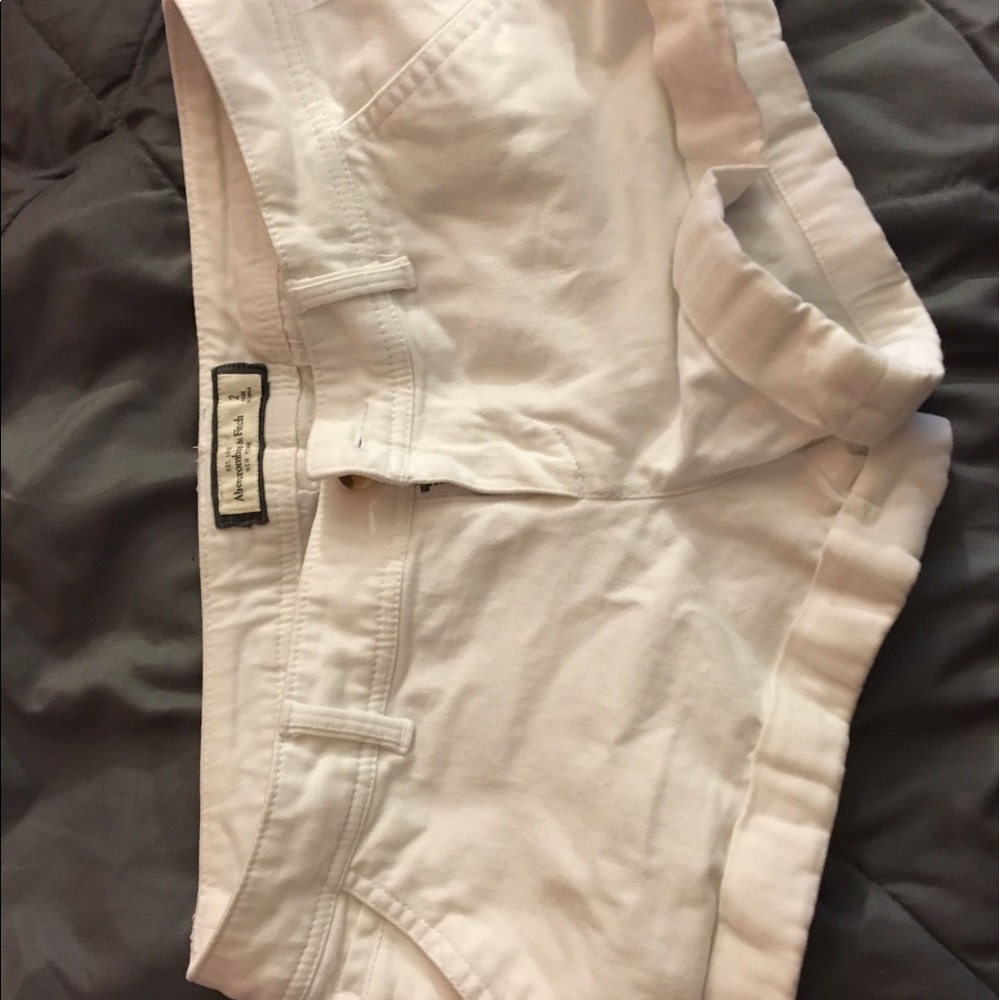 White shorts, worn twice